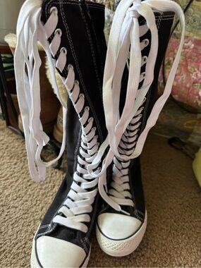 knee high sneakers